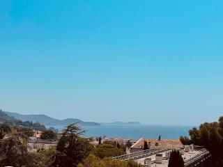 Quiet, sea view terrace, parking, air conditioning, beach, x6 - Tolone - 0