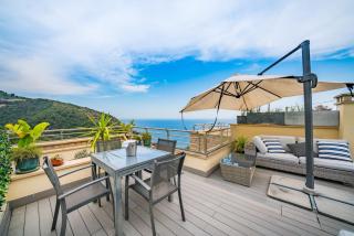 Duplex - Terrasse vue mer & Jacuzzi - Parking - DU - Eza - 9