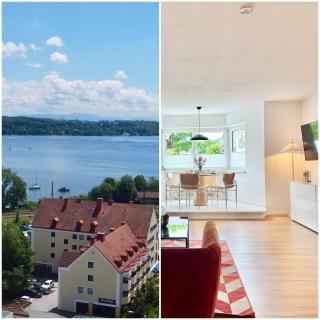 Snug Stays 6 - ruhige Toplage Seeblick Maisonette Design-Wohnung I 3-Zimmer I zentral - Starnberg - 0
