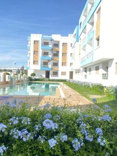 Apartment for rent Martil, 2 bedroom balcony, pool & elevator - Martil - 0