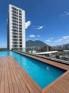 Lux Loft Apt Rio Santa Lucia King size, Swim Pool, Free Parking, Gym, Kids Club - Monterrey - 0