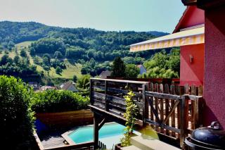 Grande maison bi-familiale, belle vue, piscine - Fréland - 0
