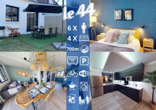 Le 44 - Maison familiale - Grand confort - 700m Plages - 0