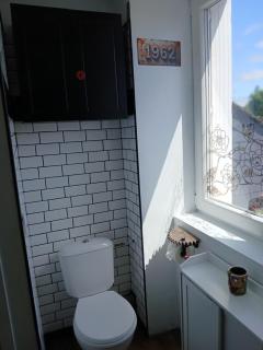Chambre "Bleue" à l'étage bien équipée chez Fred - Gorron - 2