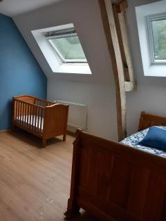 Chambre d'hôtes à la Ferme de la Porte en Aix pour 5 - 7