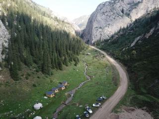 Camp Moldo pass on the road to Son Kol lake, overnight stay, meals, tea, coffee - - 6