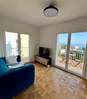 Appartement Vue Mer T2 Cosy, Plage à pied 3 mins, Coucher de Soleil, Parc privé - Nice - 1