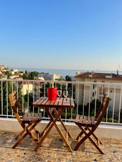 Appartement Vue Mer T2 Cosy, Plage à pied 3 mins, Coucher de Soleil, Parc privé - Nice - 9