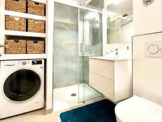 Scandi Apartment mit Terrasse und Parkplatz - Karlsruhe - 7
