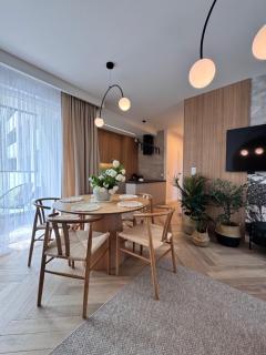 Family & Business Sauna Apartments Baltic Horizon PREMIUM SPA - 3 Bedroom with Private Sauna, Jacuzzi, Rooftop Gym & Panoramic Terrace, Balcony, Underground Garage - 1