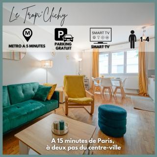Downtown, parking, 15 min from Paris by metro - Clichy - 6