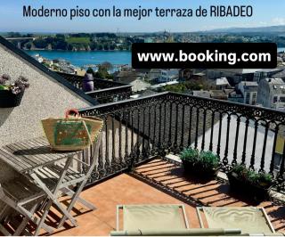 MODERNO PISO CON LA MEJOR TERRAZA DE RIBADEO Y VISTAS MARAVILLOSAS - Ribadeo - 5