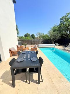 Sumptuous villa pool jacuzzi - Teyran - 5