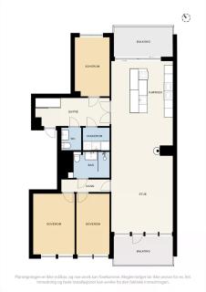 Newly renovated exclusive big apartment, city center, 3 bedrooms, 2 bathrooms with WC and more - Kristiansand - 7