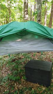 Baumzelt mitten im Wald bis 120kg - - 5