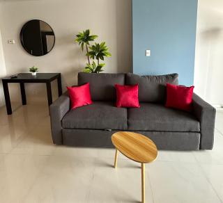 Elegante loft apartment Paseo Santa Lucia king size bed, alberca, gym, parking, kids club - Monterrey - 4