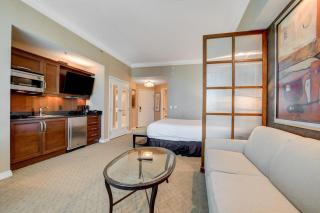 Solstice Studio at MGM Signature Tower 3 BALCONY STRIP VIEW F1 TRACK VIEW - 1