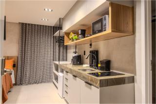 Flat a 50m da praia, com cozinha, estacionamento, recepção 24h, academia, lavanderia, Wi-Fi, Rooftop com piscina, churrasqueira e vista incrível - João Pessoa - 3