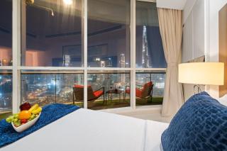 Panoramic Burj Khalifa View - Damac Distinction Downtown Dubai - 6