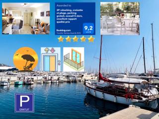 LB Vacation Rentals I Cannes Croisette, Large Terrace, Free Parking, Beaches - 0