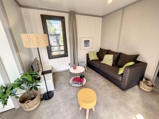 Chalet standing avec piscine chauffée, proche plage et commerces, équipé de WiFi - 6 couchages. - FR-1-361-513 - Jullouville-les-Pins - 6