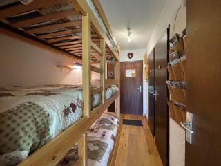 Studio cosy rez de chaussée 4 pers. près des pistes, équipé avec terrasse et parking. - FR-1-733-84 - Crest-Voland - 6