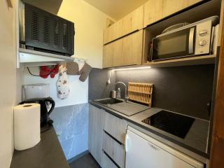 Studio cosy rez de chaussée 4 pers. près des pistes, équipé avec terrasse et parking. - FR-1-733-84 - Crest-Voland - 3