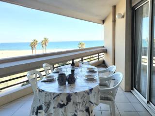 Canet - T2 cabine 5 pers, accès plage, piscine, parking - FR-1-794-118 - 1