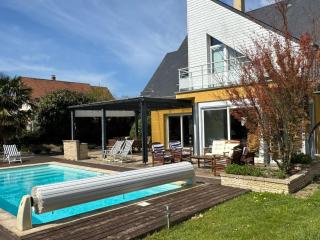 Villa récente 4 chambres, piscine chauffée à Bavent - FR-1-487-380 - Bavent - 8