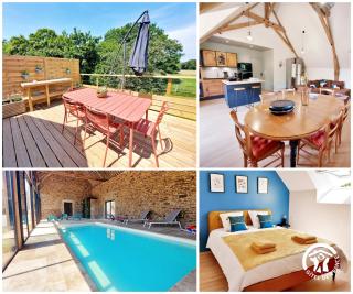 Le Logis des Vallées, 6/7 pers avec piscine et sauna - 0