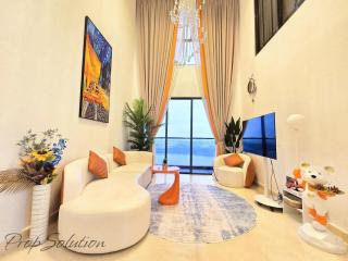 Loft Suite Seaview 2BR JB CIQ 7Pax - Johor Bahru - 9