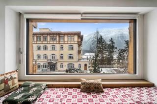 St Moritz 2bedr apt parking lake view - Sankt Moritz - 2