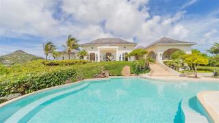 Bright Villa With View Of Sparkling Ocean - Marigot - 9