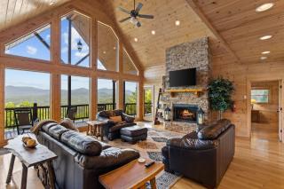 Stunning Mtn Views Sleeps 10 Hot Tub Game Room - Mineral Bluff - 8