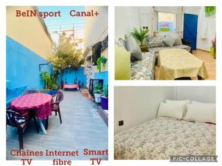 Cosy flat patio- Fibre-TV internationale - Agadir - 0