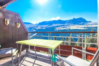 Residence Terrasses Eos, T2 48m2 Sud, Vue Montagne, avec Cheminee, Parking, Piscine - Flaine - 6