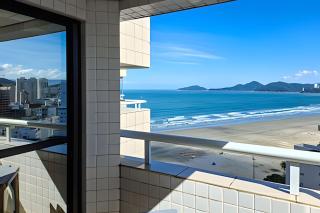 Beach Vibe - Estilo & Vista Mar com Sacada - Santos - 4
