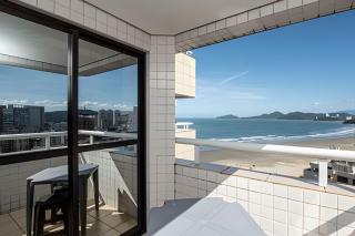 Beach Vibe - Estilo & Vista Mar com Sacada - Santos - 3