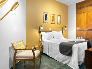 1 Suite - 200m do mar - Churrasqueira - Jacuzzi - Ar condicionado - 0