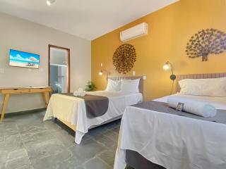 200m da praia AC 1 Suite Churrasqueira Jacuzzi - 5
