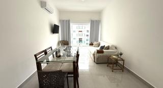 Apartamento Frente ao Mar na Praia das Pitangueiras - Ar Condicionado - 8 Pessoas - 8