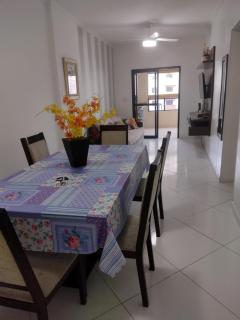 2 dormitórios, sacada gourmet, Aviação,1 min a pé da praia - Praia Grande - 7