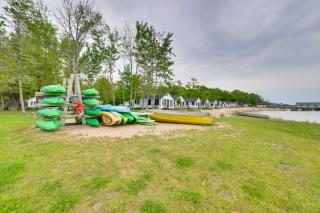 Dock and Beach Access Lake Huron Cabin 11 - 0
