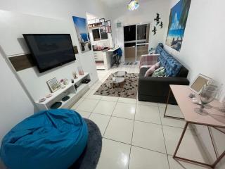 Vista Mar, 1 Dorm, Sacada com churrasqueira, wi fi ,garagem, 5 hospedes, - Praia Grande - 9