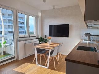 Apartament Widokowa 13-stka z widokiem na Stadion Śląski i Park Śląski, 13 piętro, parking podziemny free - Katowice - 7
