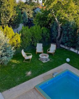 Zeytinli villa ısıtmalı havuzlu - 2