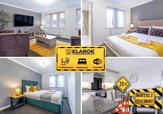 LONG STAYS 30pct OFF - Spacious 4Bed - Sports Channels - Parking By Klarok Short Lets & Serviced Accommodation - Peterborough - 0