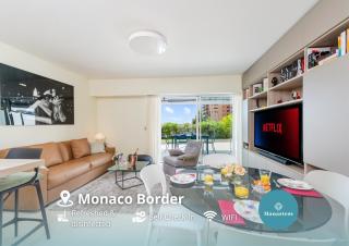Monaco - Terrasse vue mer - Piscine - Parking - DR - Saint-Roman - 0