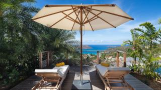 Posh Villa With Spectacular View Over Flamands Bay - Gustavia - 7