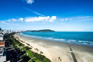 Beach Vibe - Estilo & Vista Mar com Sacada - Santos - 6